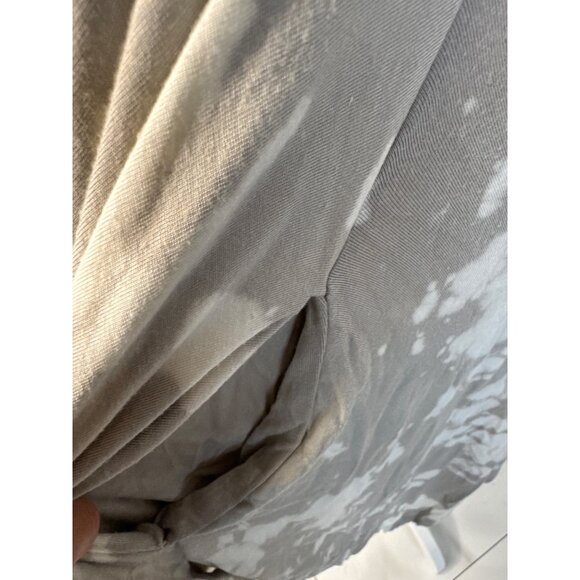 Blue Caribbean Beachwear Tie-Dye Sleeveless V-Neck Flowing Tunic Dress With Back - Picture 5 of 8